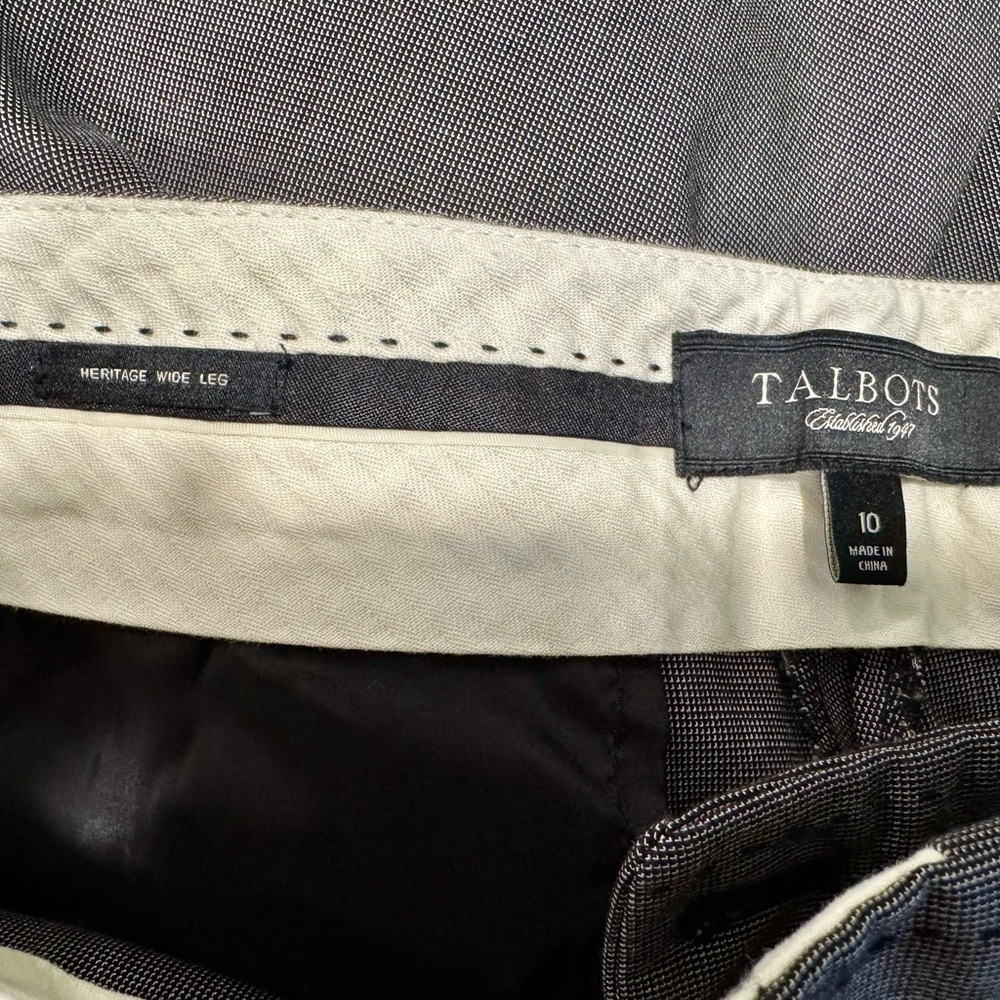 Talbots Classic Gray Women's Trousers - Picture 2 of 3